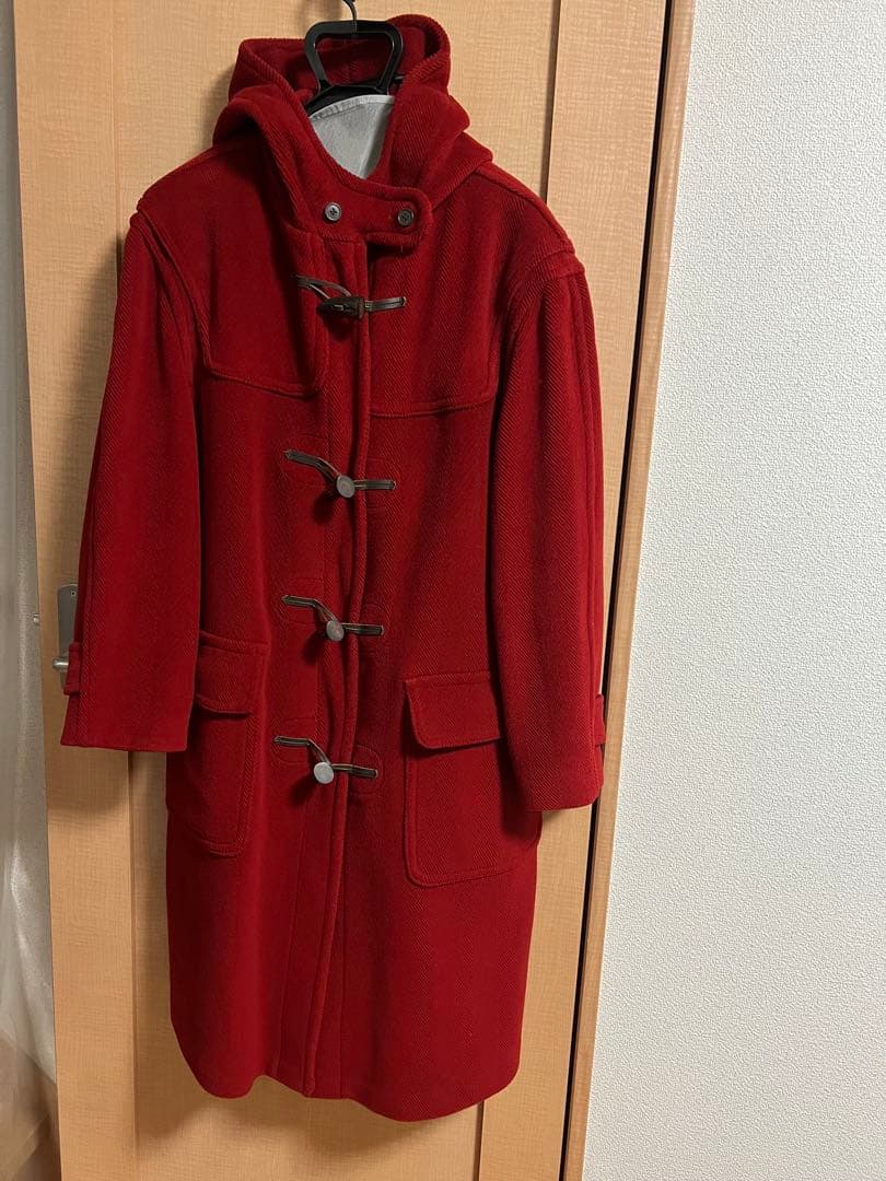 グローバーオール　ダッフルコート　L 赤　レッド　旧白タグ　美品