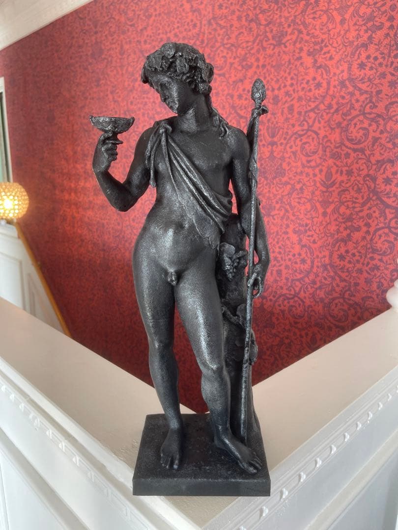 ローマ神話　バックスの像 48 cm ディオニューソス