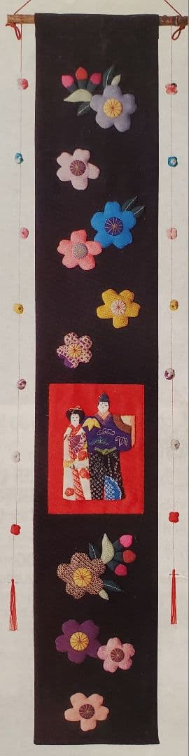 期間限定セール！雛祭り　春舞　立雛タペストリー