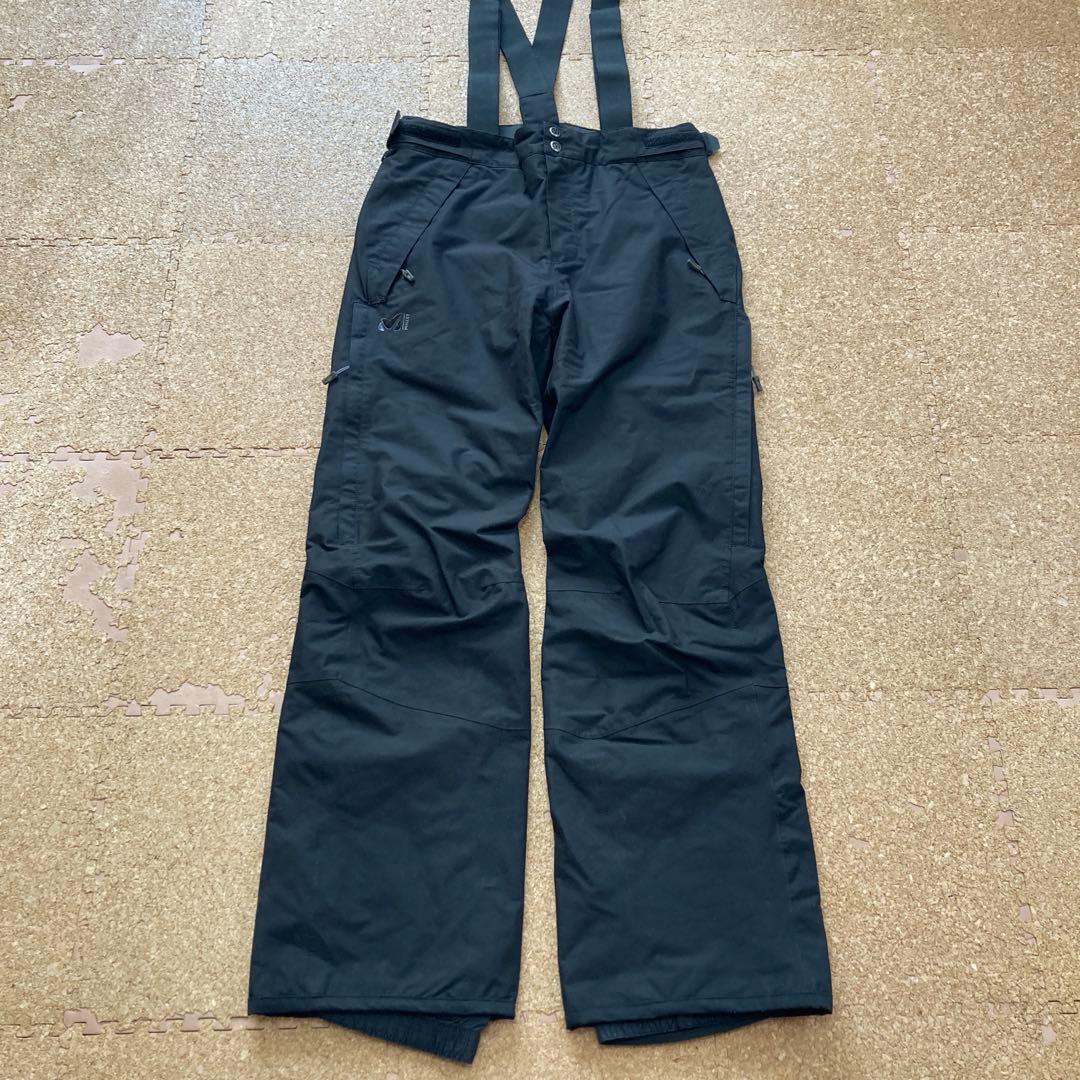 【美品】ミレーMILLETスキーパンツスキーウェア スノボウェアMメンズ黒
