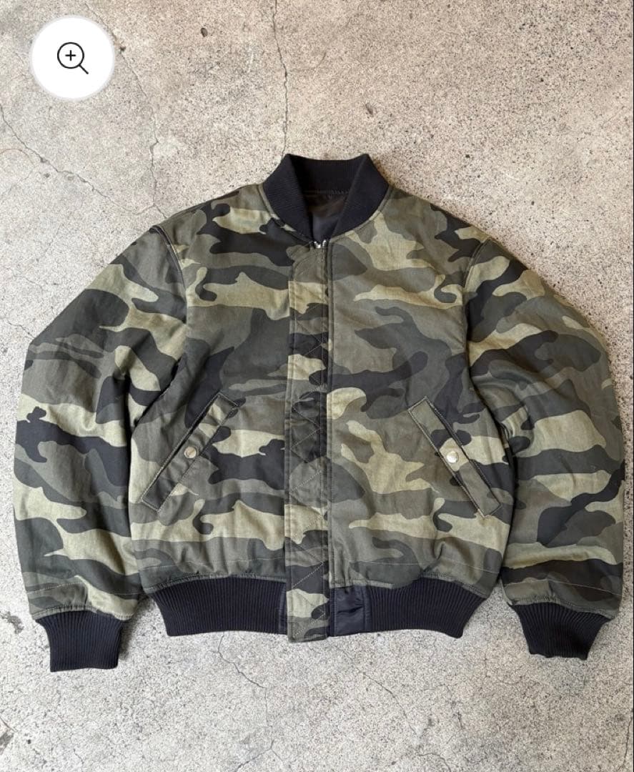 リバーシブル迷彩 MA-1 フライトジャケット