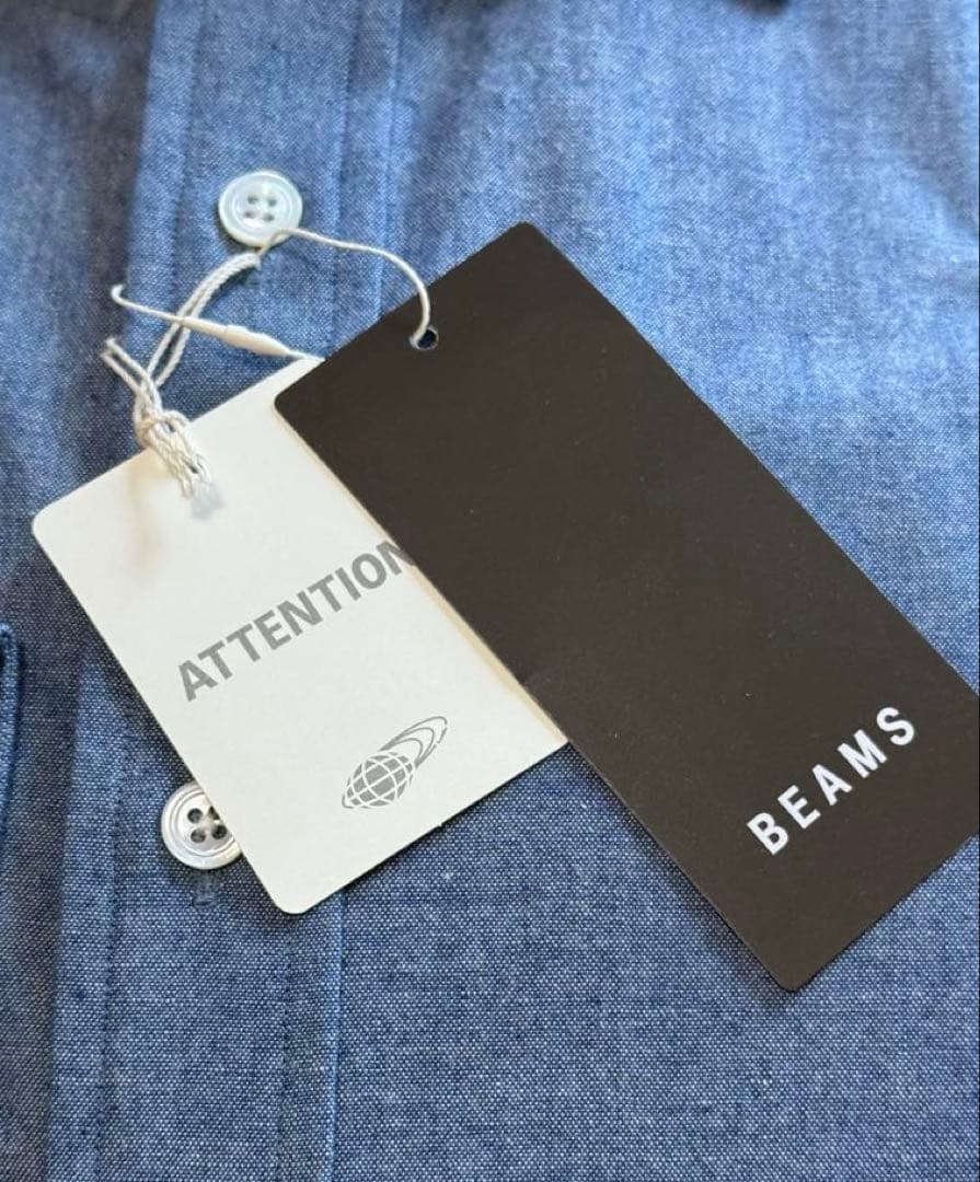 yama hige Beams F ドレスシャツ　ワイシャツ　インディゴ