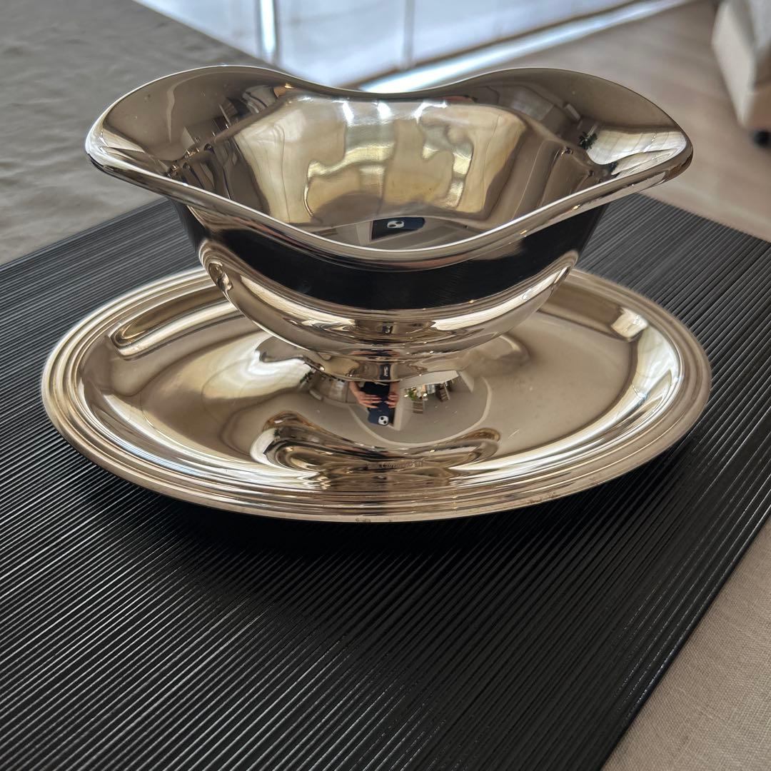 クリストフル　花器　小菓子入れ