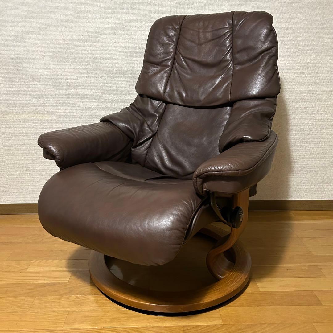 送料込み 美品　エコーネス　レノ　Sサイズ　ストレスレスチェア